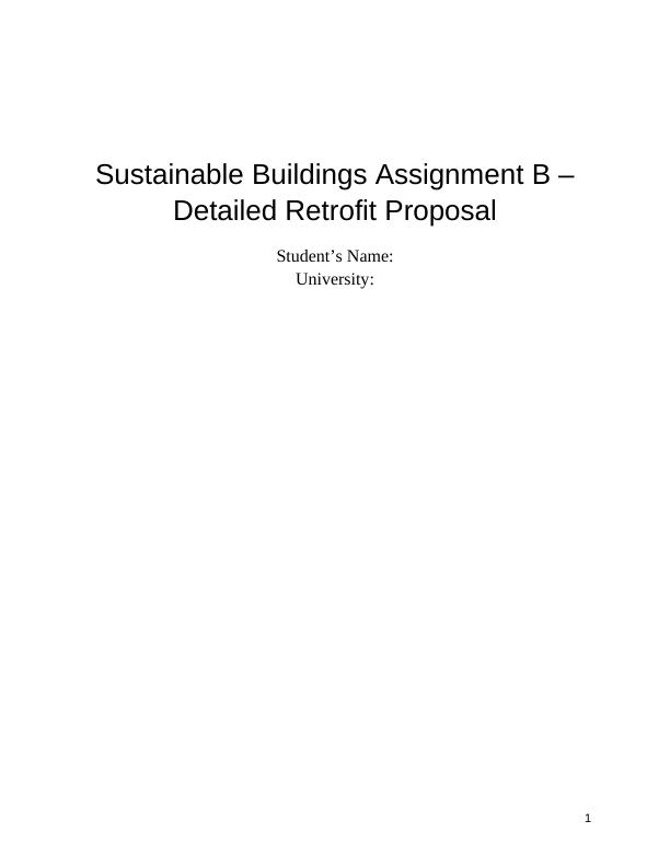 essay on sustainable buildings