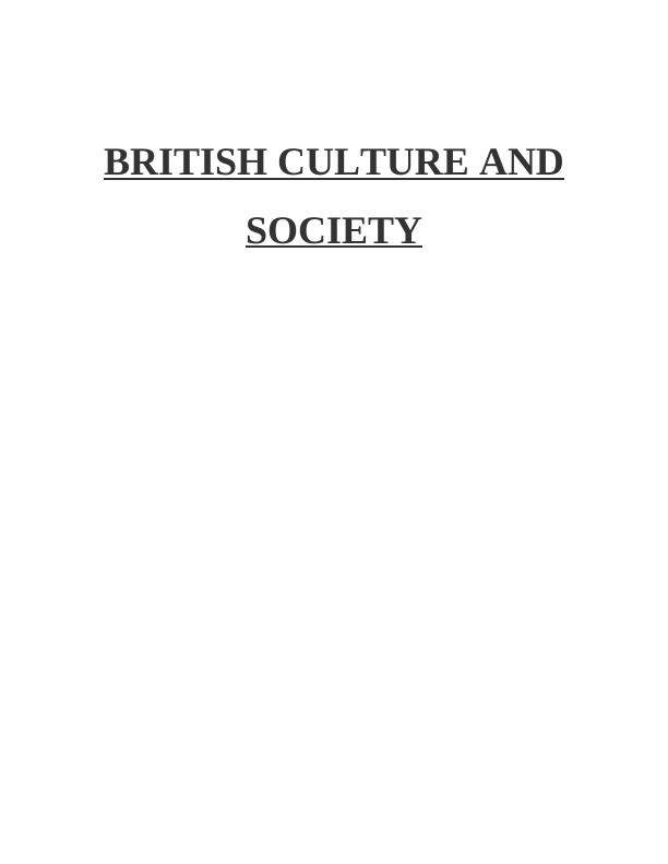 british culture essay pdf
