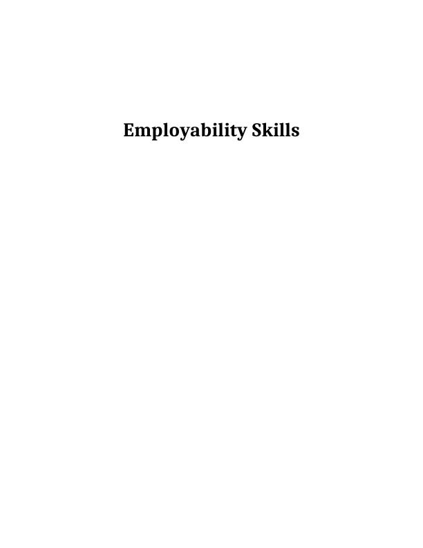 Assignment on Employability Skills : Hilton Hotel_1
