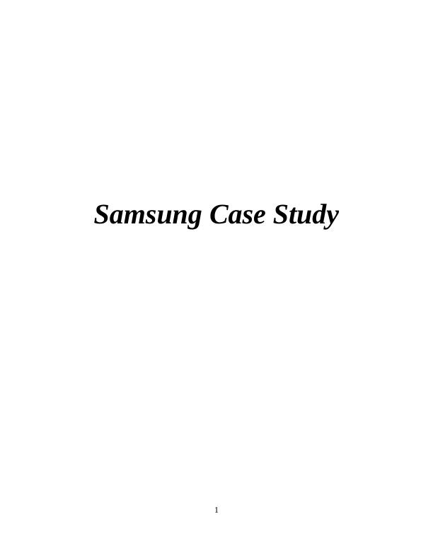 Factors that influence Samsung’s structure and design_1