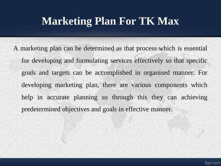 Marketing Plan for TK Max_4