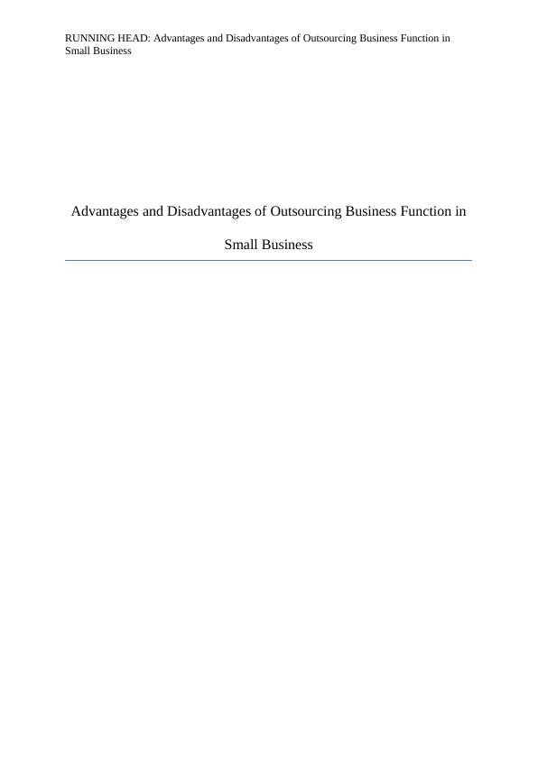 Advantages and Disadvantages of Outsourcing Business Function_1