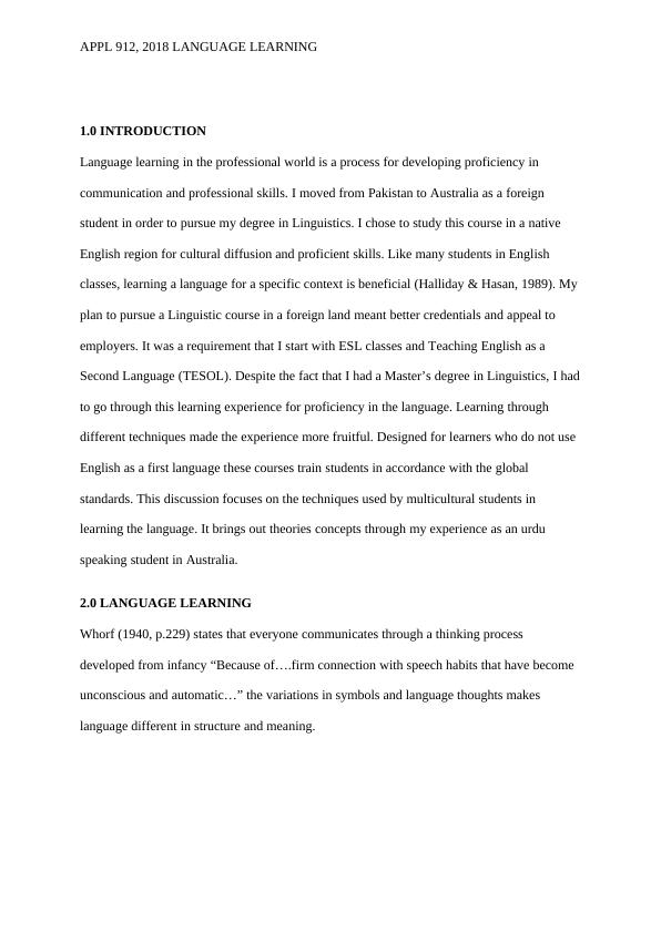 (PDF) Language learning assignment_2