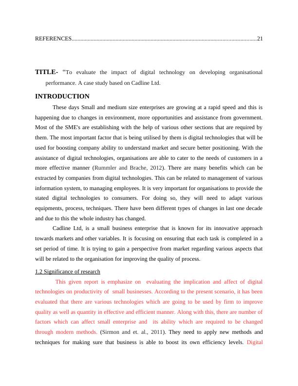 Business Research Assignment: Impact of  Digital Technology_3