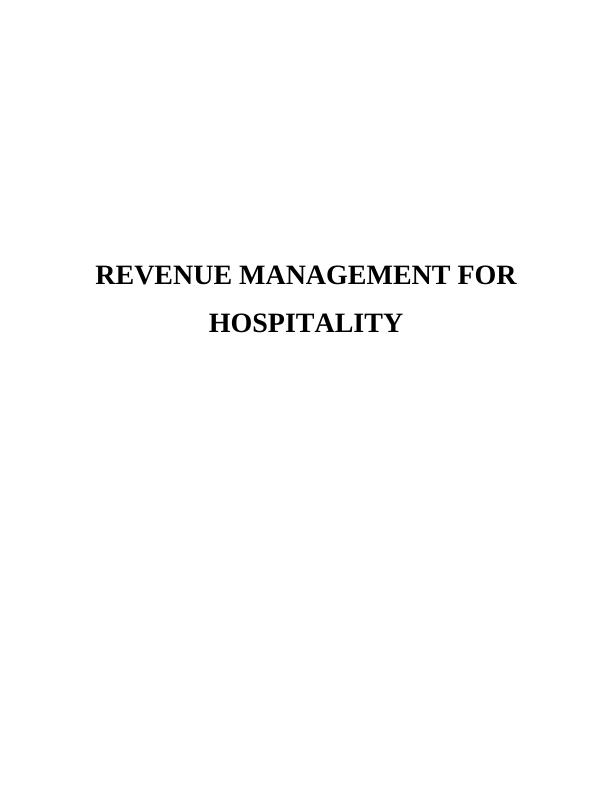 Revenue Management for Hospitality_1