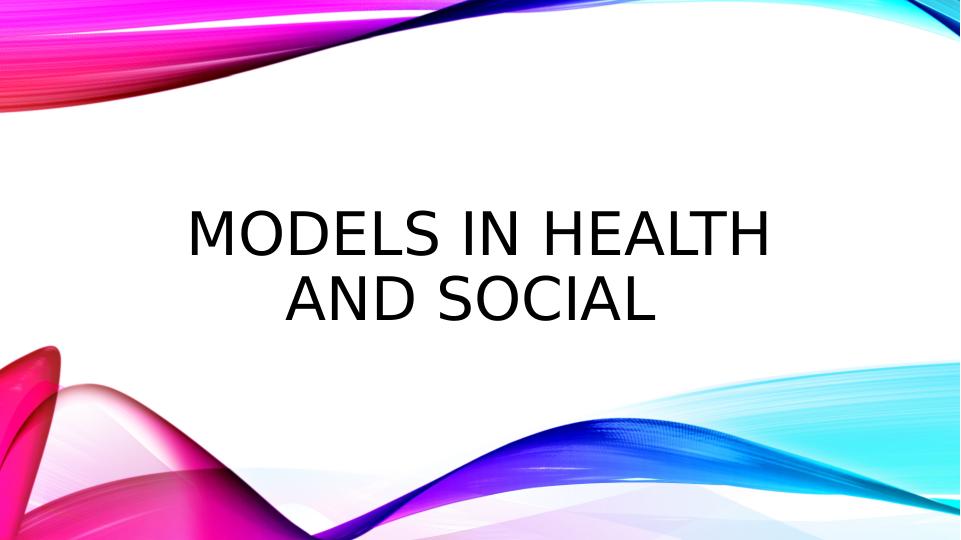 Models in Health and Social_1