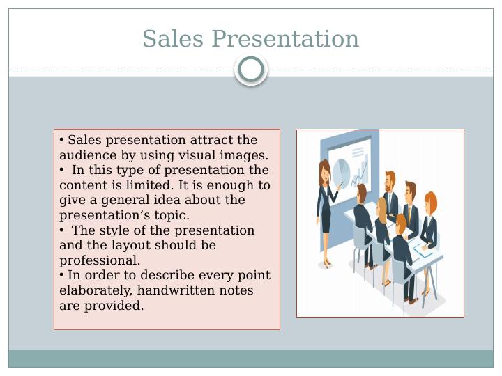 effective sales presentation in business communication