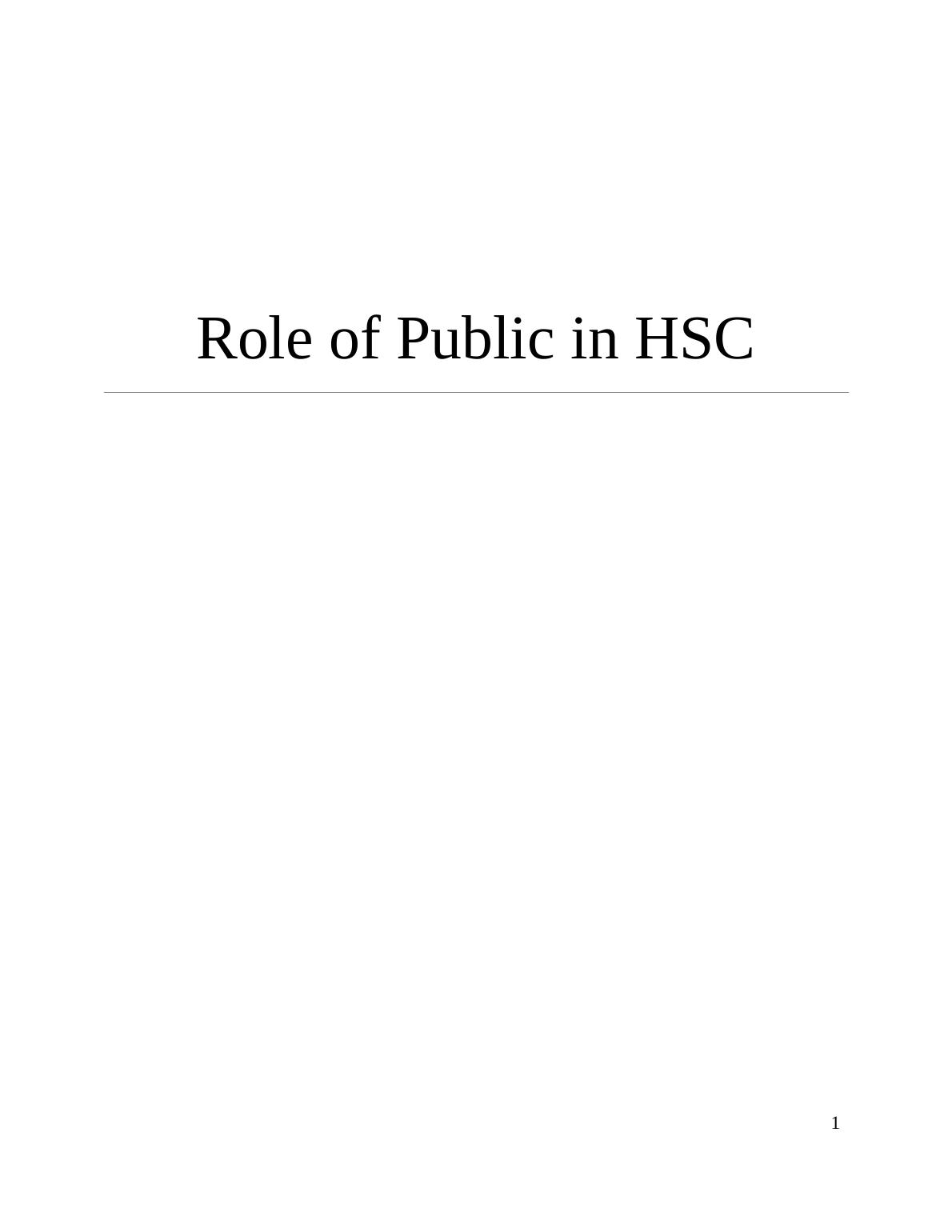 Concepts of Epidemiology: HSC Epidemiology_1