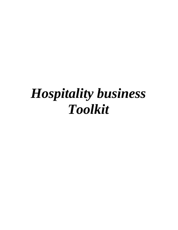 Hospitality Business Toolkit Assignment - Hilton Hotels & Resorts_1