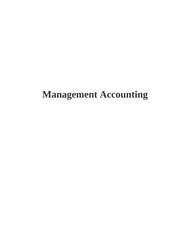 Phenomena of Cost Accounting and Management Accounting Systems_1