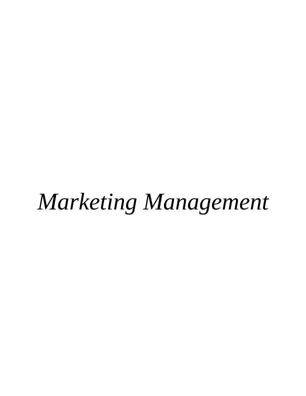 Marketing Management: Investment Decision and BCG Matrix Analysis_1