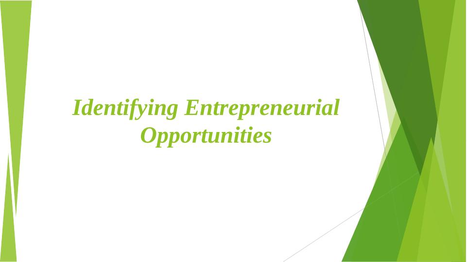 Identifying Entrepreneurial Opportunities._1