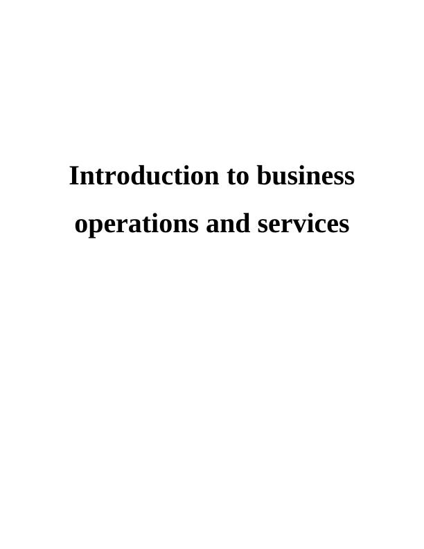 Introduction to Business Operations and Services_1