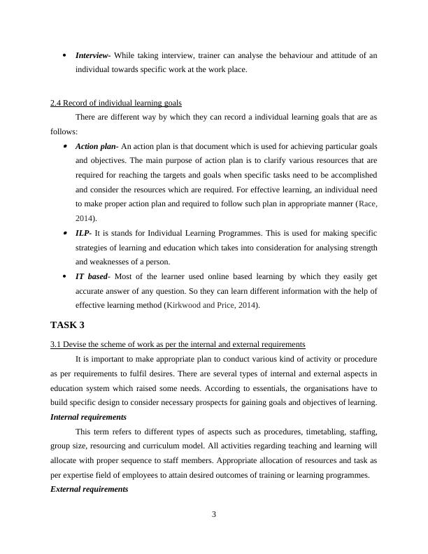 Teaching Learning & Assessment in Education & Training Assignment_6