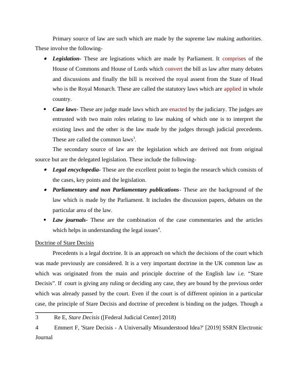 English Legal System: Doctrine of Stare Decisis_4