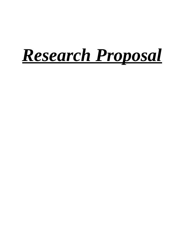 what is research proposal discuss the contents of research proposal