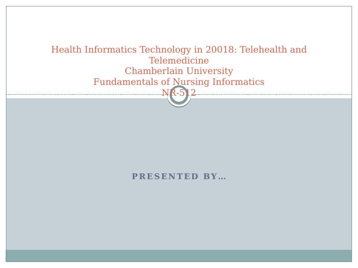 Health Informatics Technology  Assignment_1