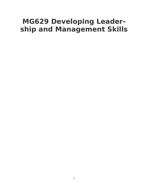 Developing Leadership and Management Skills_1