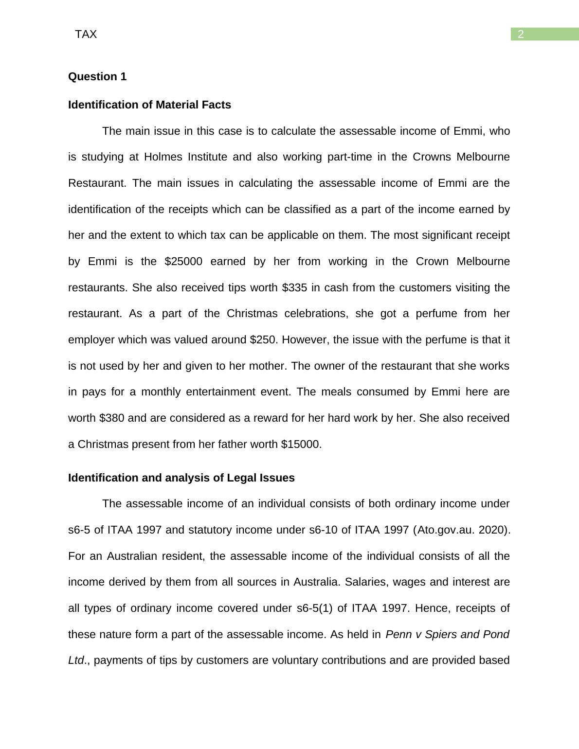 8 1 of the income tax assessment act 1997 itaa 1997