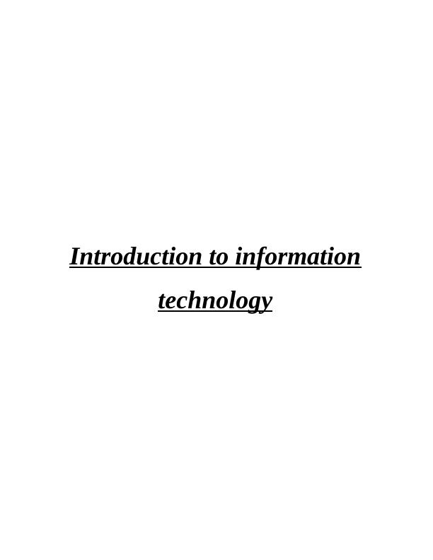 Information Technology Assessment_1