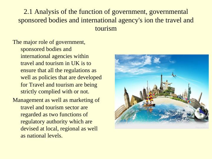 Travel and Tourism sector TASK 2._2