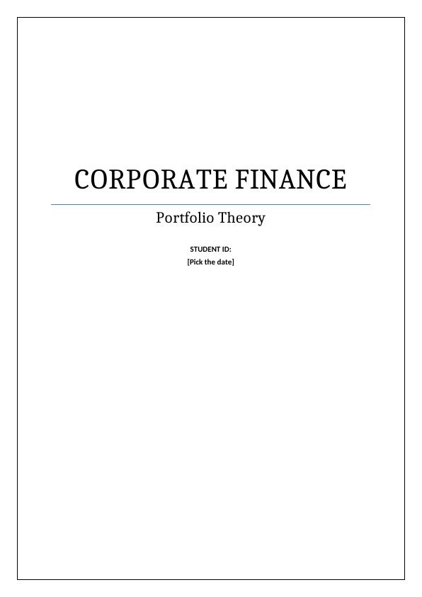 Assignment on Corporate Finance PDF_1