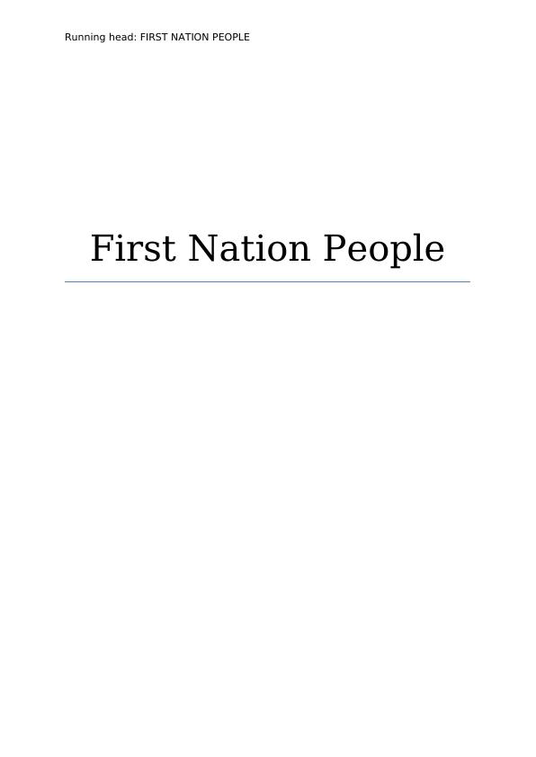 First Nation People: Uluru Statement, Constitutional Implications, and Indigenous Sovereignty_1