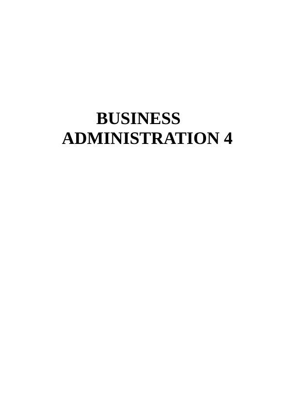 Business Administration Diploma Assignment_1