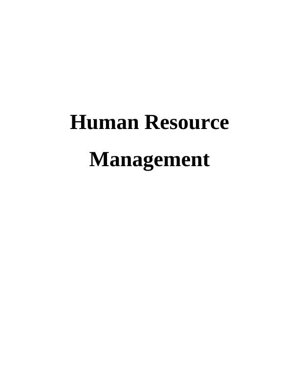 Function and Purpose of Human Resource Management (HRM)_1