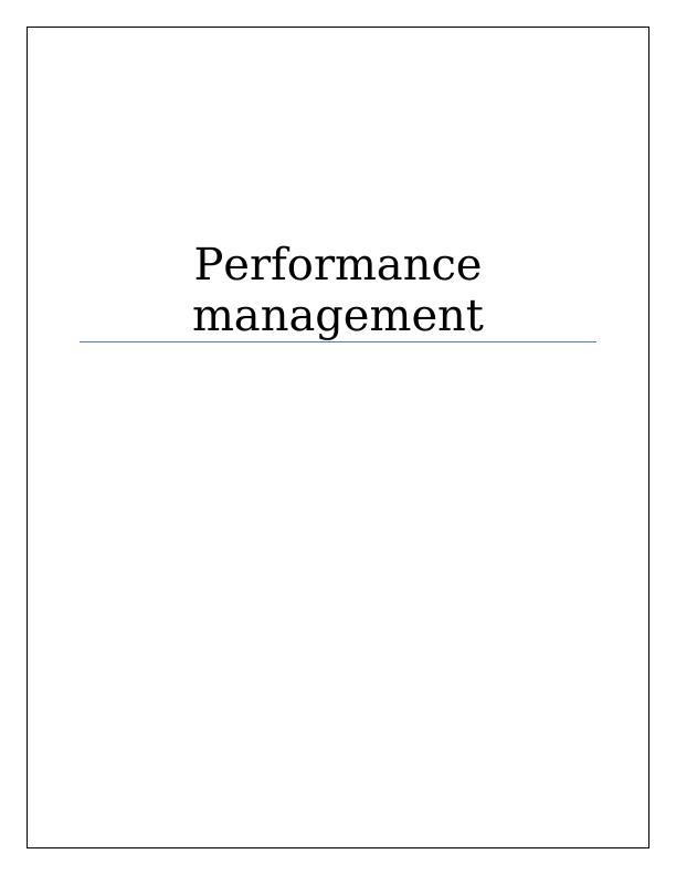 Performance Management : Frame-of-reference Training Program_1