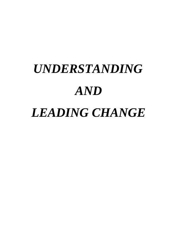 Impact of Change on Organizational Strategy and Operations Report_1