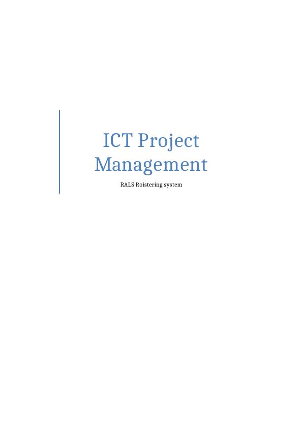 Assignment ICT Project Management_1