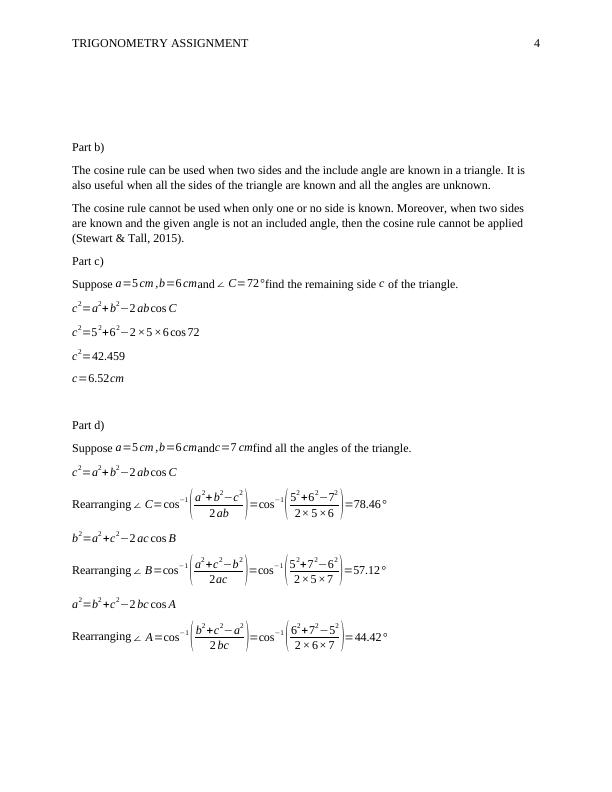 Trigonometry Assignment_4