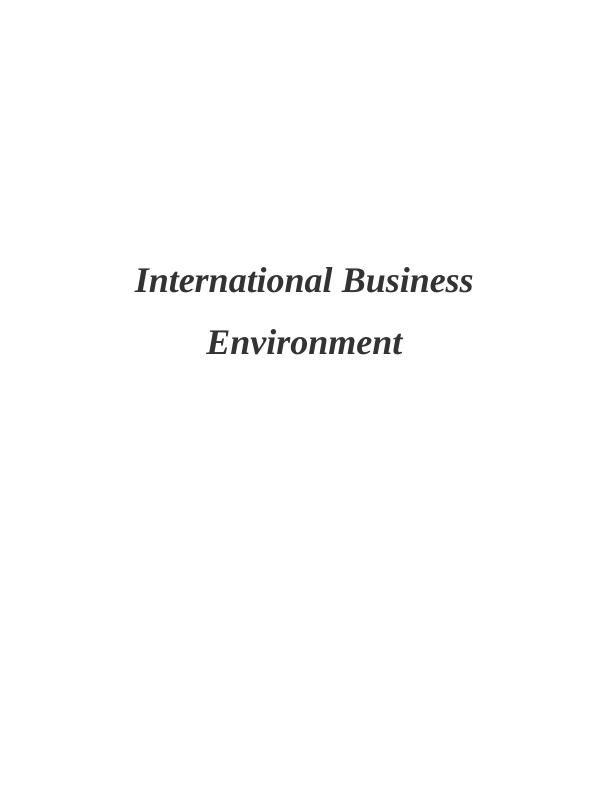 International Business Environment : Volkswagen_1
