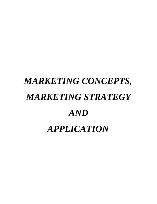 Marketing Concepts Assignment_1