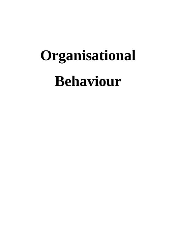 Organisational Behaviour - British Broadcast Corporation_1