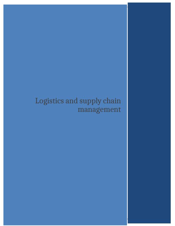 Logistics and Supply Chain Management_1