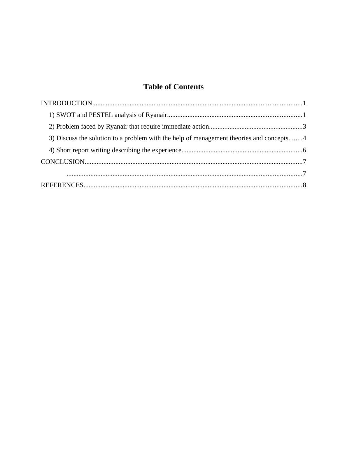 Individual report Context of Business