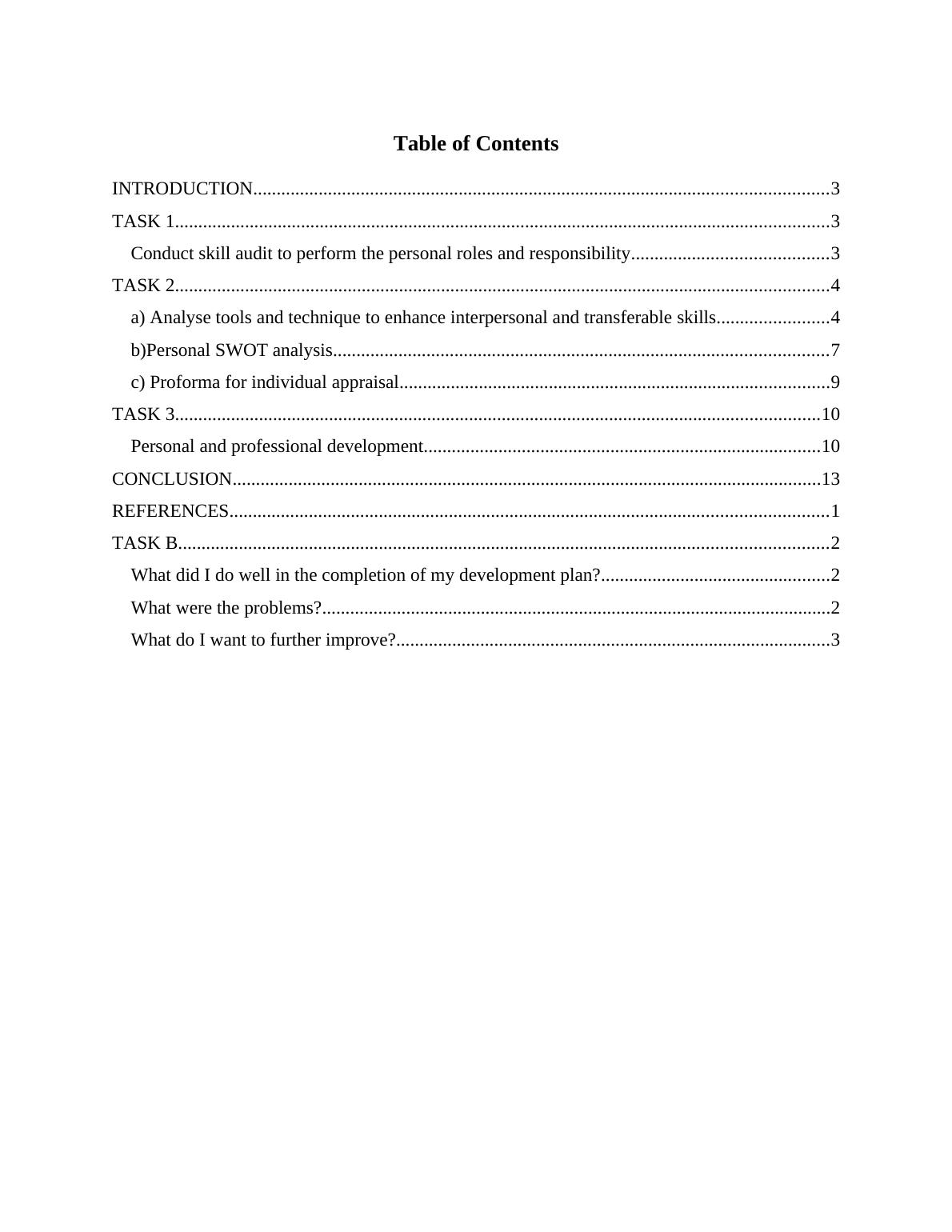 Employability Skills And Professional Development Assignment