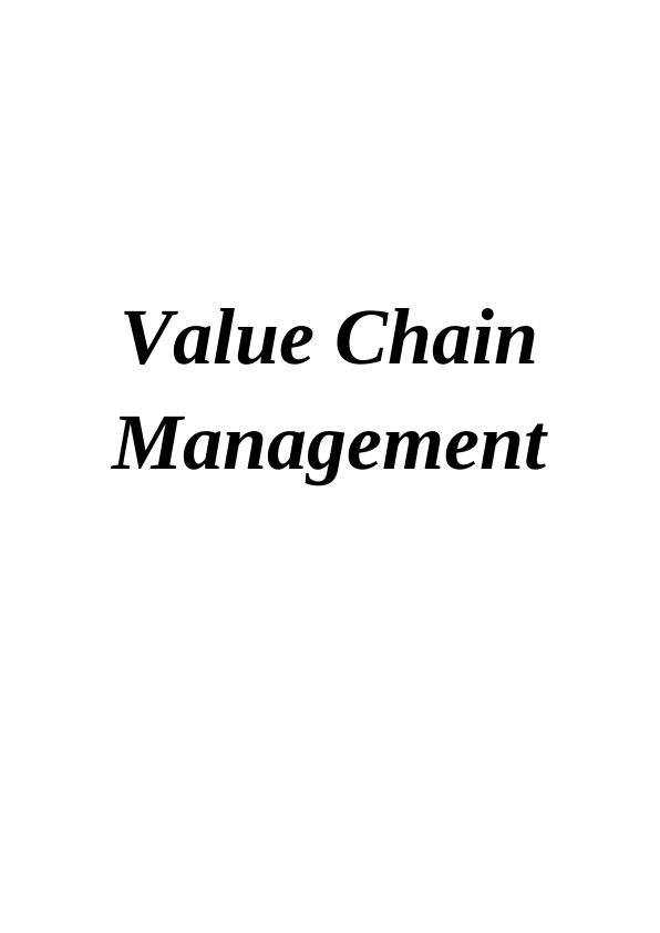 Value Chain Management Report 2022_1