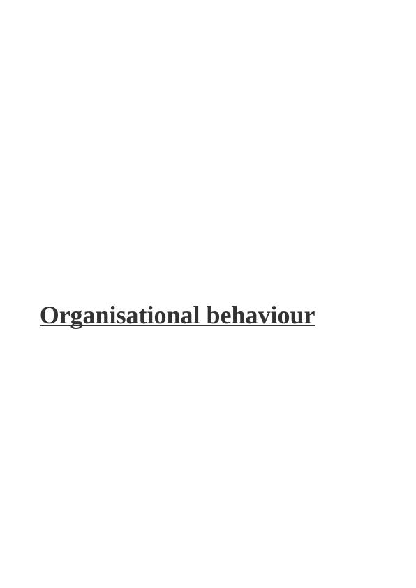 Impact of Organisational Culture, Power, and Politics on Individual and Team Performance_1