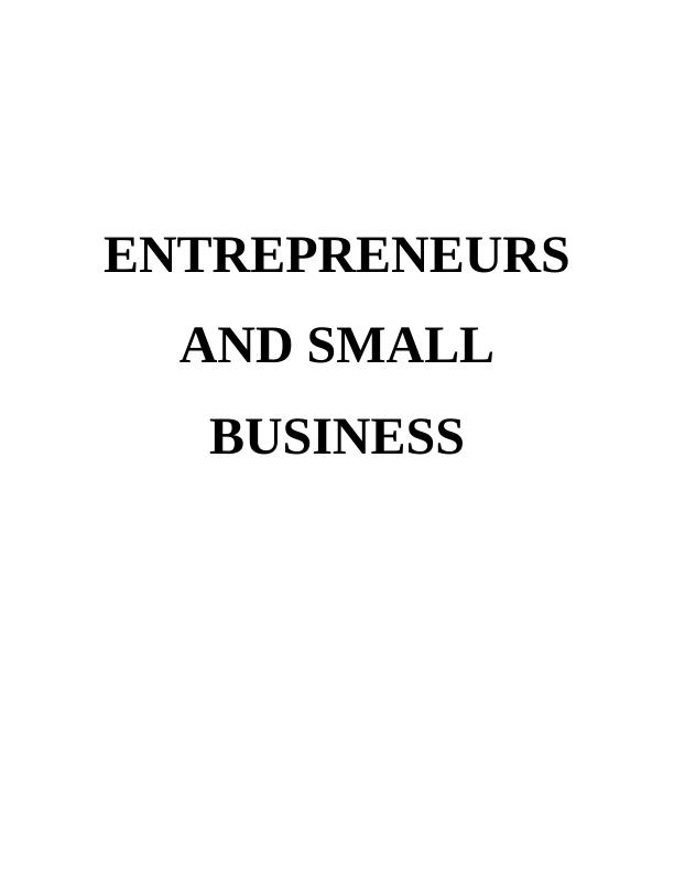 Entrepreneurship and Small Business Management - McKinsey London_1