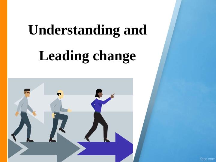 Understanding And Leading Change Desklib