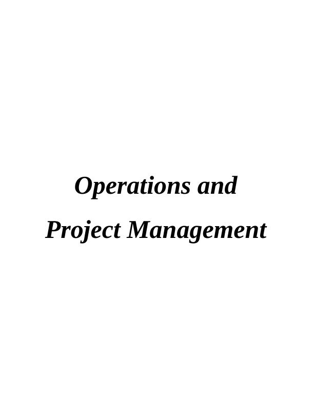 Operations and Project Management : Rolls Royce_1