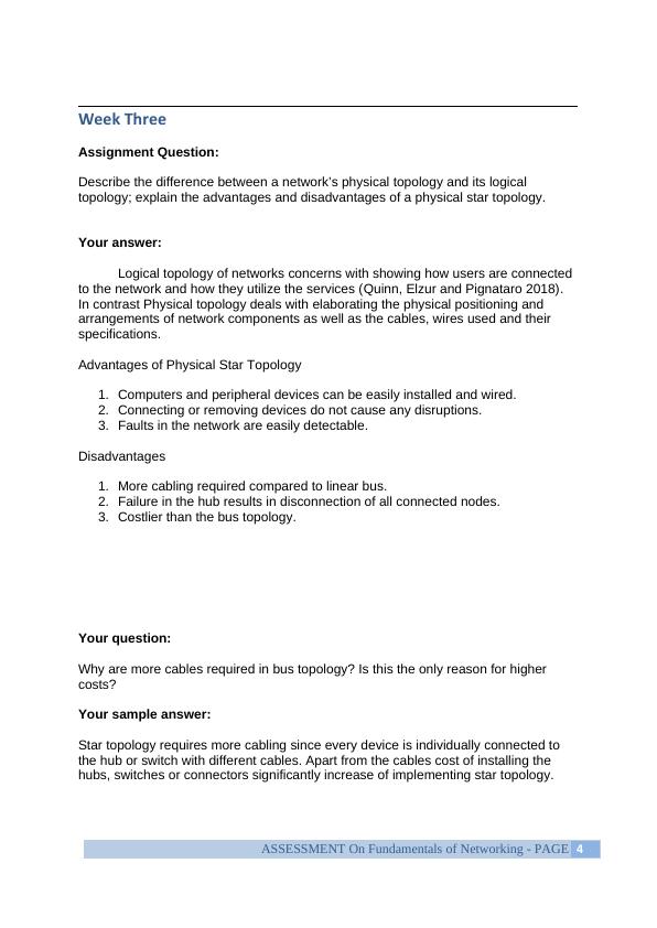 Fundamentals of Networking Assignment_4