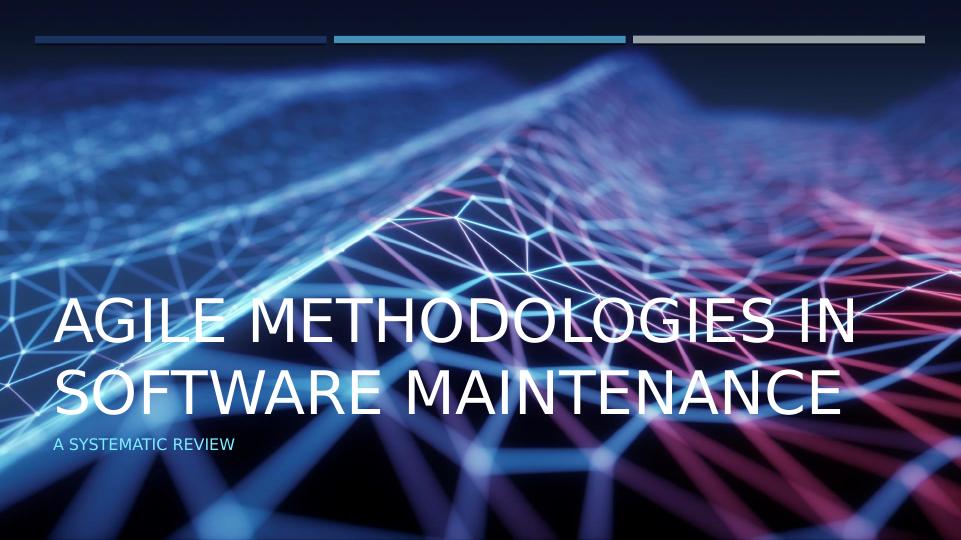 Agile Methodologies in Software Maintenance: A Systematic Review_1