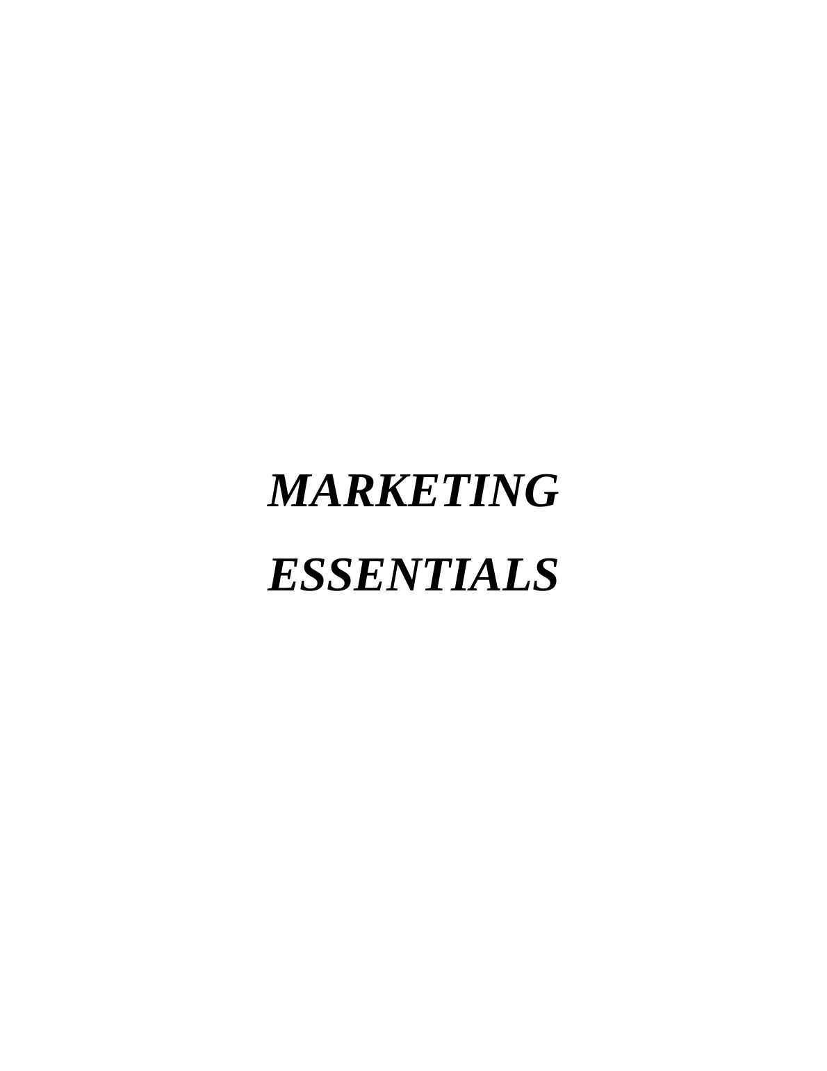 (solved) Marketing Essentials ALDI_1