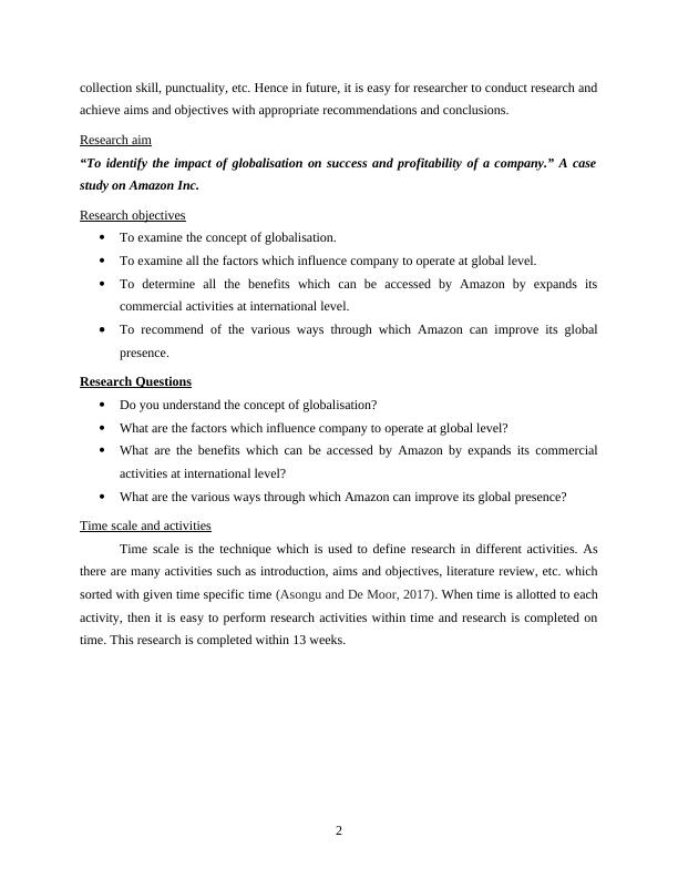 Research Project Assignment - Impact of Globalisation on success and profitability_5
