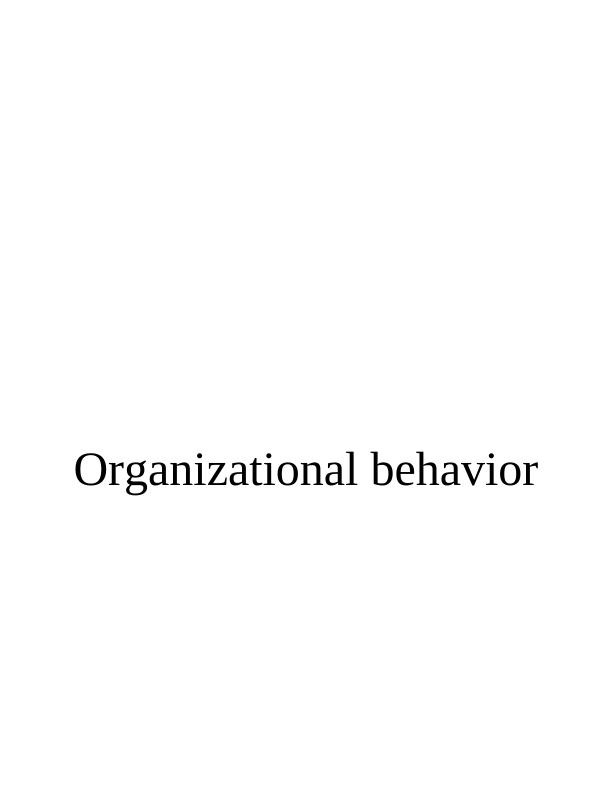 Concepts of Organizational Behavior_1