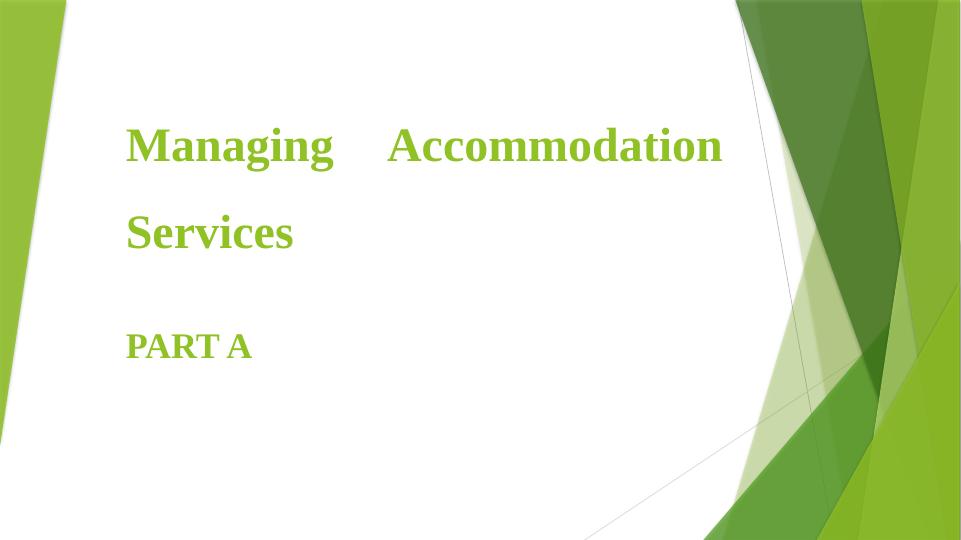 Accommodation Services in the Hospitality Industry_1